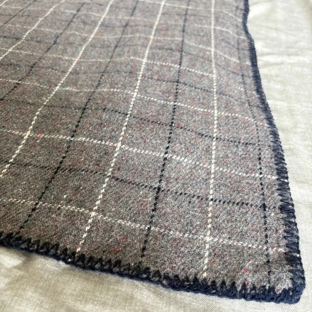 Vintage Faribo Wool Blend Plaid Blanket‎ Throw Made in USA Bed Footer